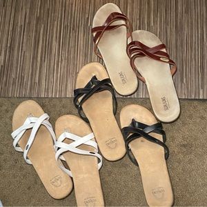Bass Sunjuns Bundle of 3 sandals